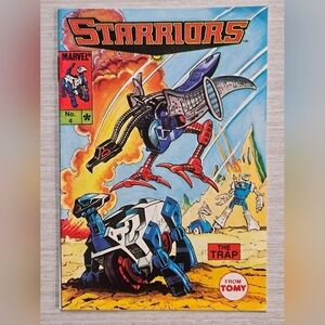 Marvel - Starriors 4 (of 6) MINI Comic Book TOMY 1984 Promotional THE TRAP